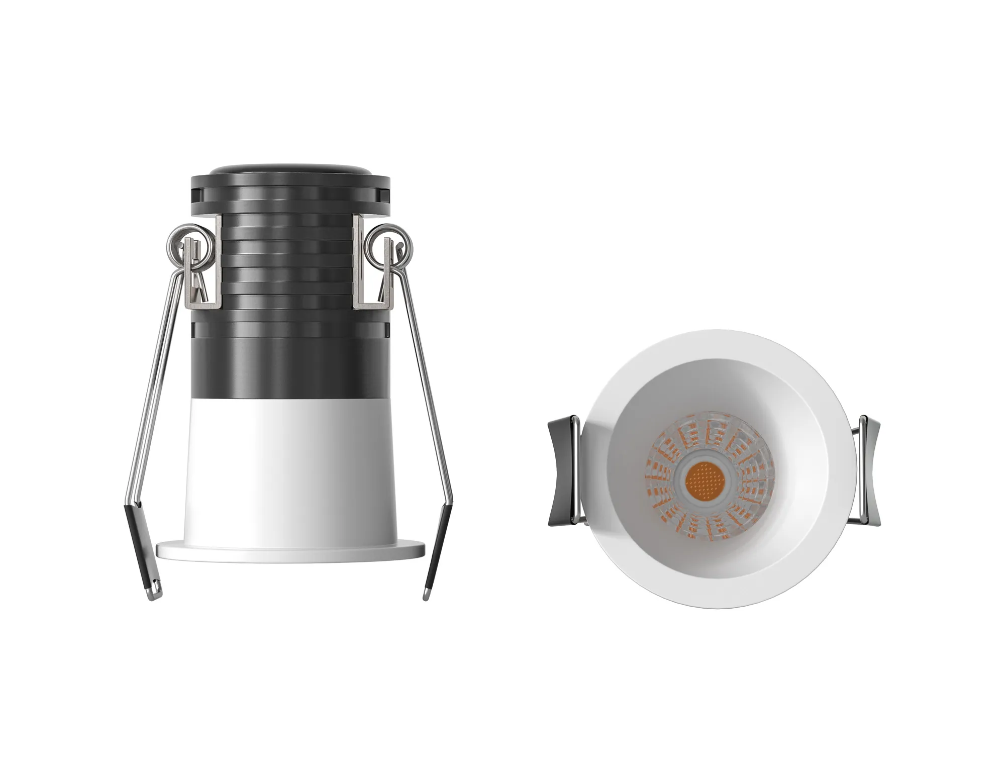 Cane Recessed Ceiling Luminaires Mantra Fusion Round Recess Ceiling
